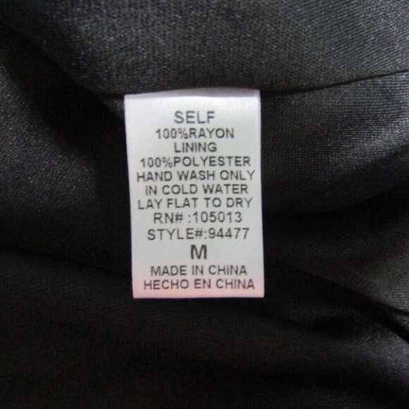 Savanna Jane Black Embroidered Halter Mini Dress Open Back Womens Size M Boho - Picture 11 of 11